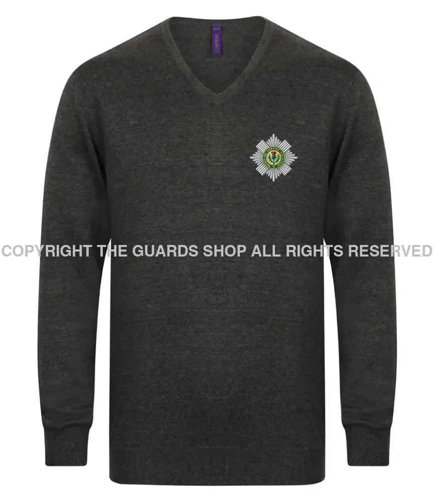 The Scots Guards Lightweight V Neck Sweater