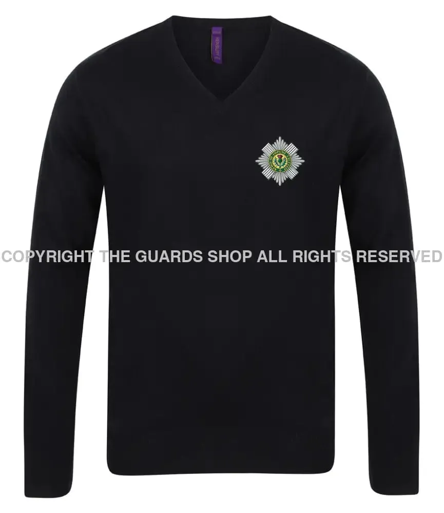 The Scots Guards Lightweight V Neck Sweater