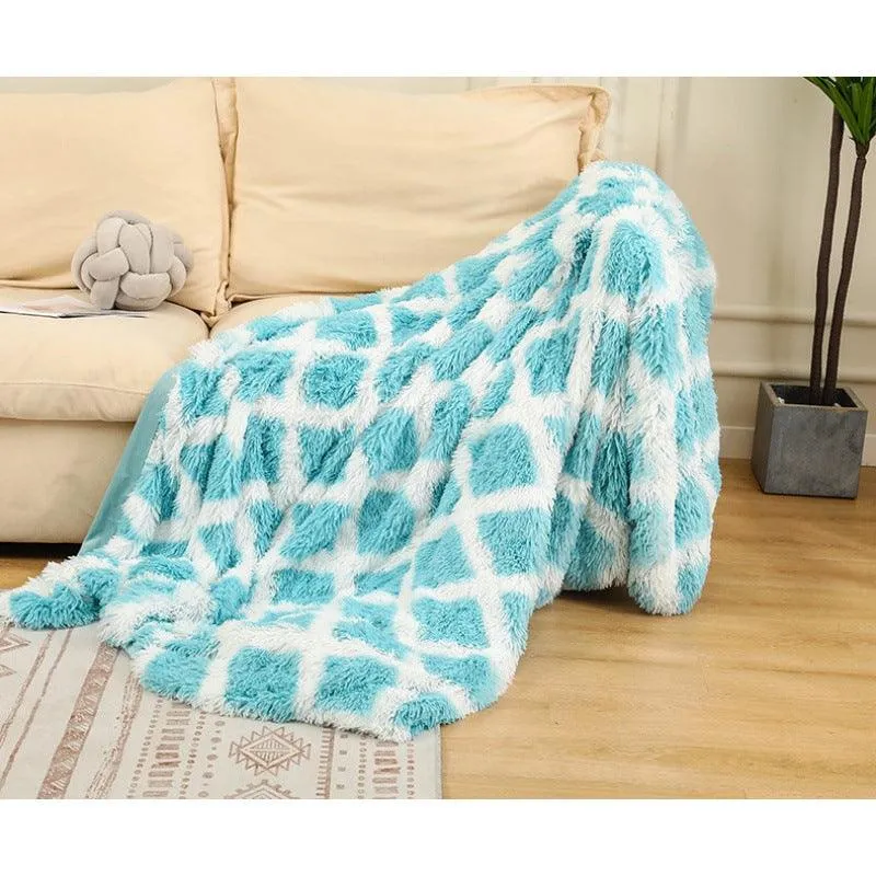 Tie Dyed Winter Double Layer Blanket