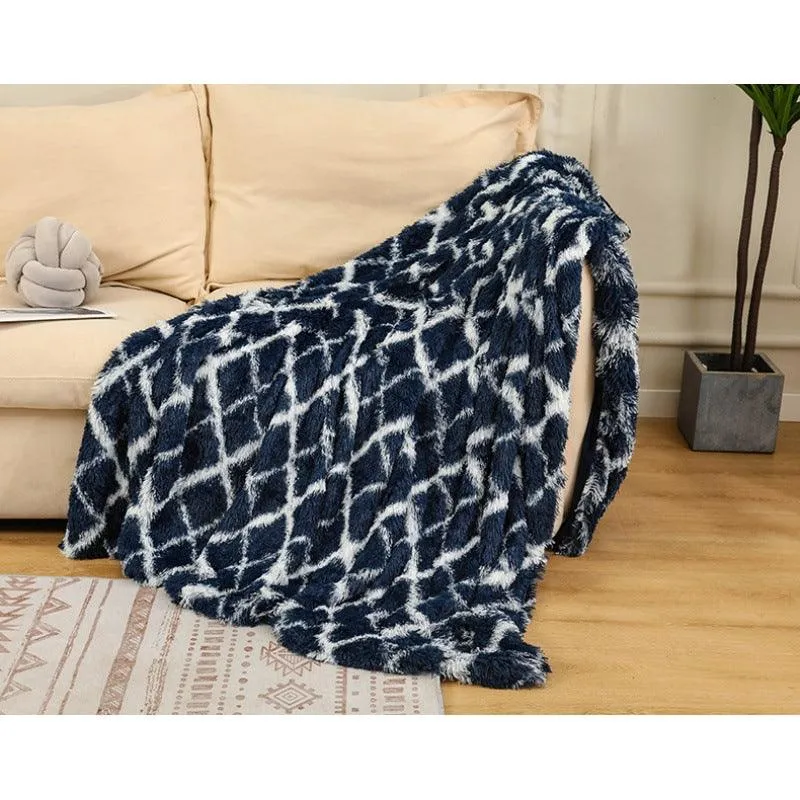 Tie Dyed Winter Double Layer Blanket