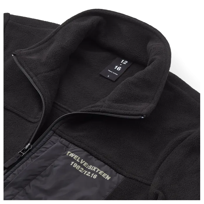 Twelve Sixteen Fleece Jacket Black