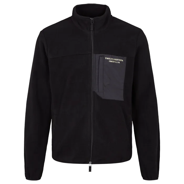 Twelve Sixteen Fleece Jacket Black