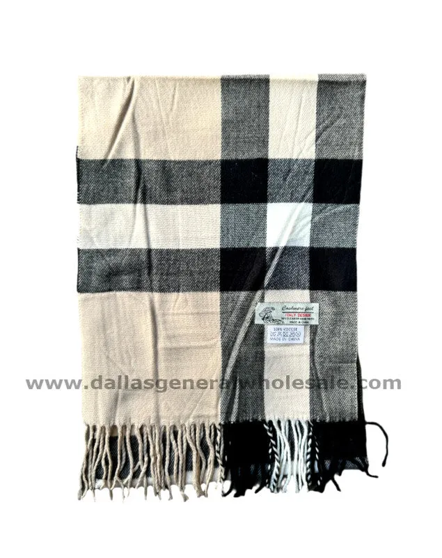 Unisex Cashmere Feel Scarf Wholesale