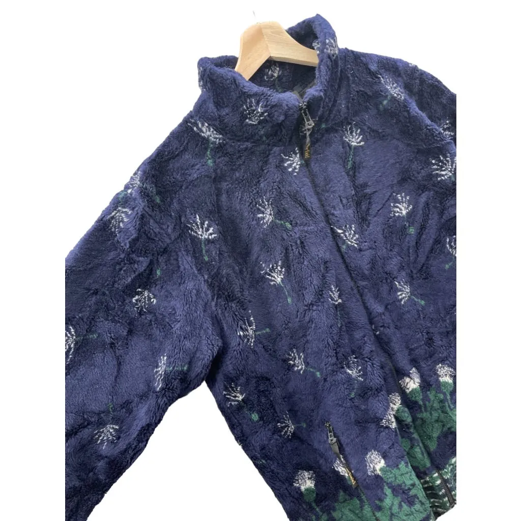 Vintage 1990's Farfield Floral AOP Nature Full Zip Fleece Jacket