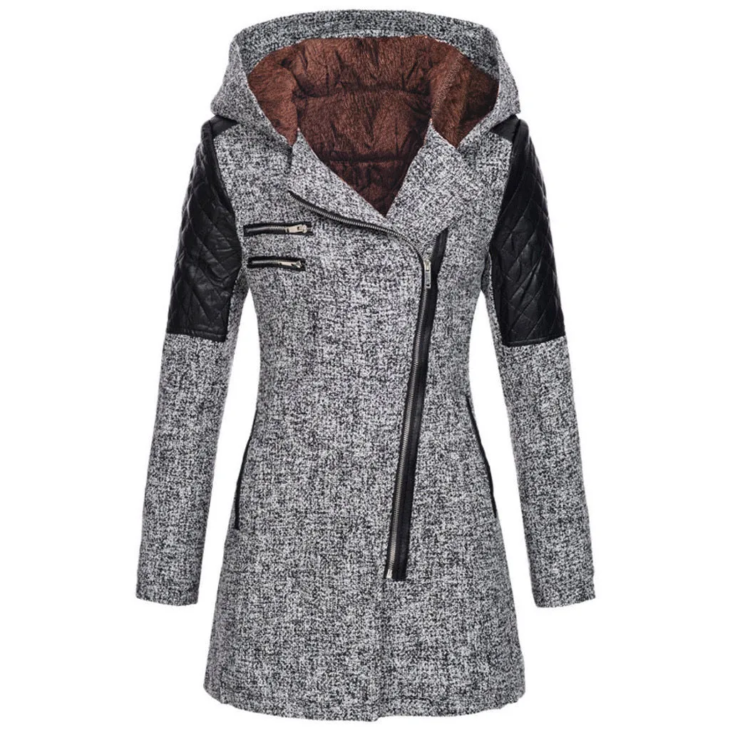 Vintage Long Winterjacket for Women | Ideal for Autumn/Winter