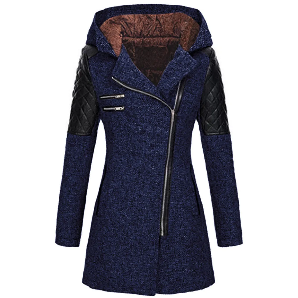 Vintage Long Winterjacket for Women | Ideal for Autumn/Winter