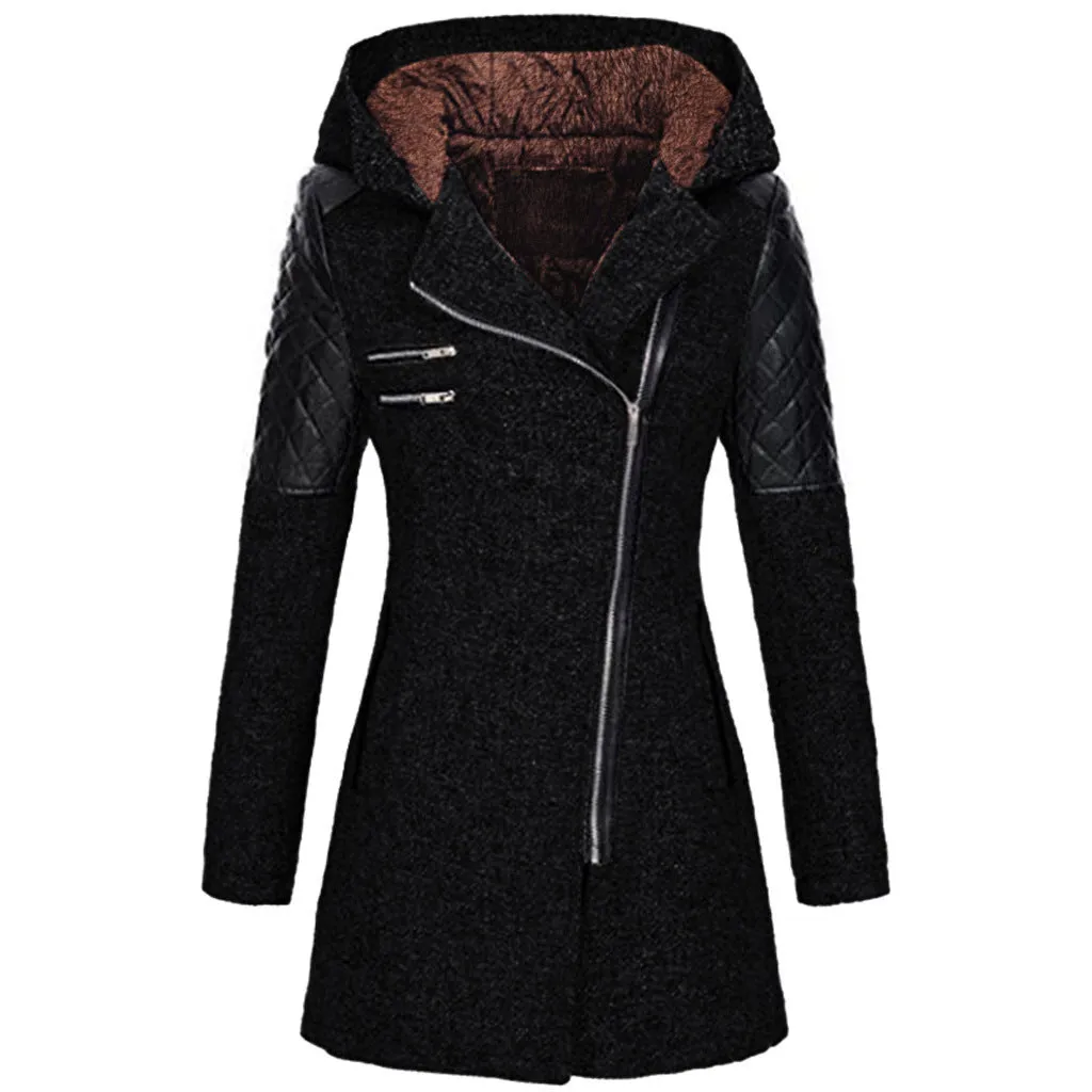 Vintage Long Winterjacket for Women | Ideal for Autumn/Winter