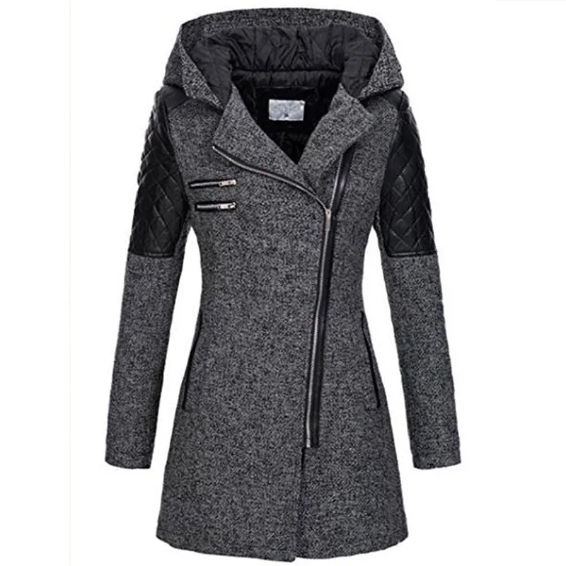 Vintage Long Winterjacket for Women | Ideal for Autumn/Winter