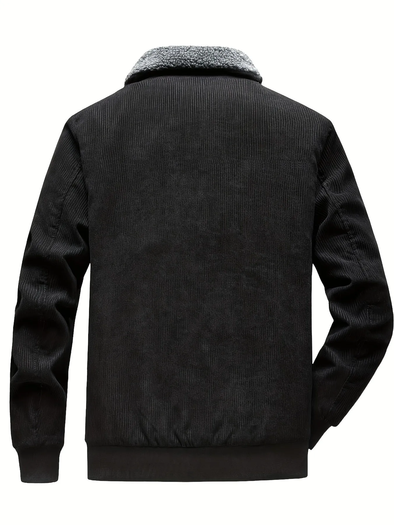 Warm Thick Long Sleeve Lapel Collar Winter Jacket for Men | Ideal for Winter