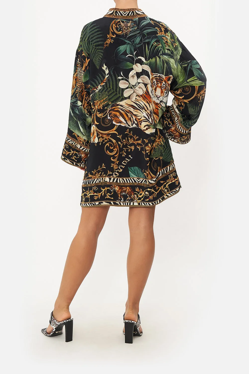 ZIP FRONT SHIRT DRESS EASY TIGER